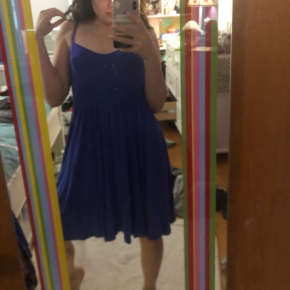Blue dress